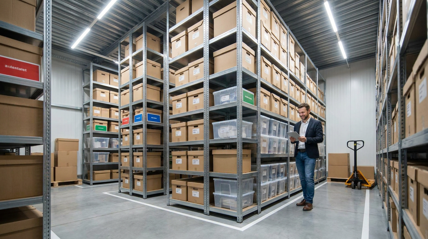 Business Inventory Storage in Self Storage: Best Practices Guide - Header Image