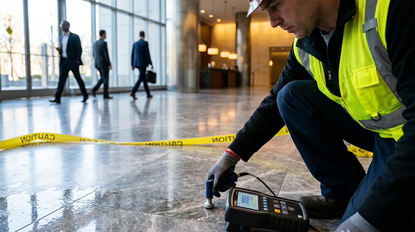 Slip Resistance Testing for Commercial Floors: Complete Guide