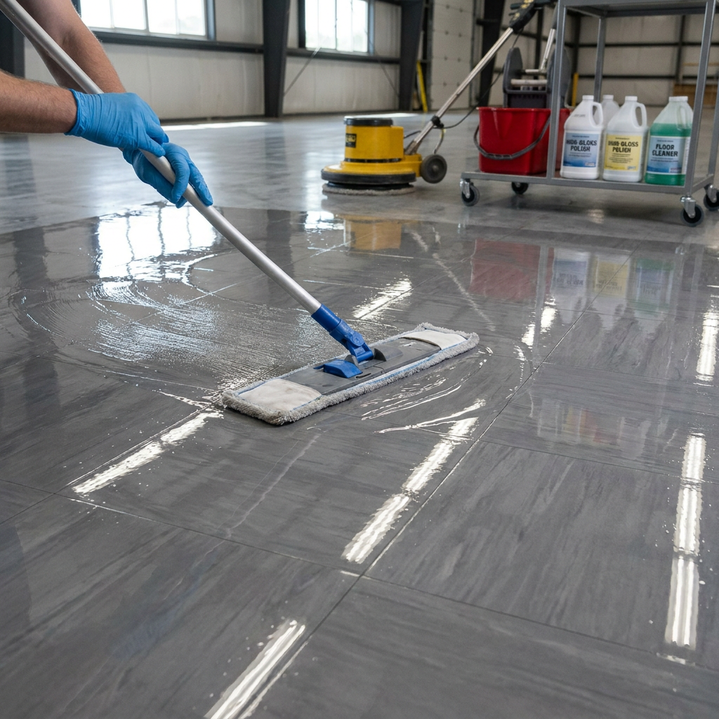 Commercial Floor Polish vs Wax: Which Coating Is Right? - Content Image