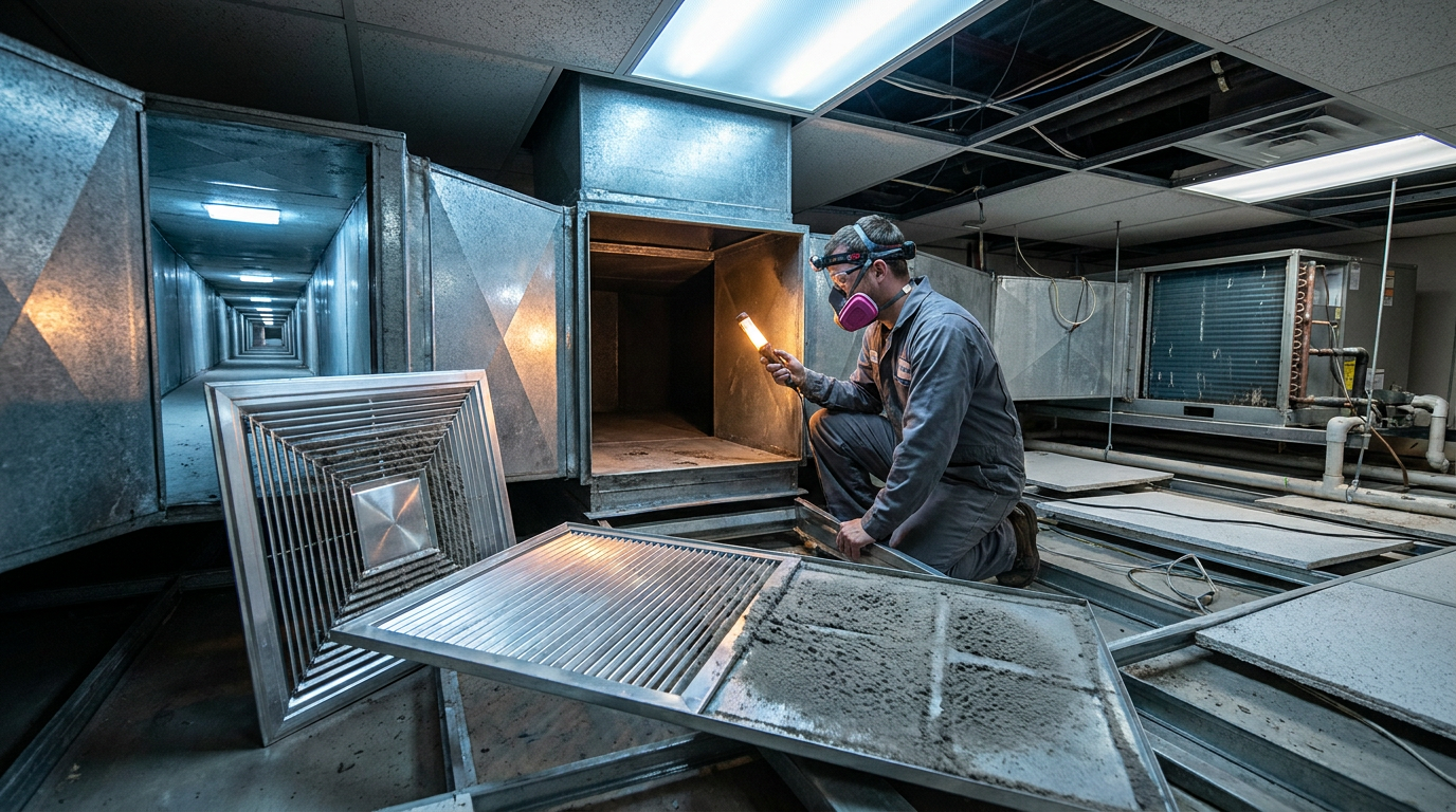 Vent Grille vs. HVAC System Cleaning: Defining Commercial Scope