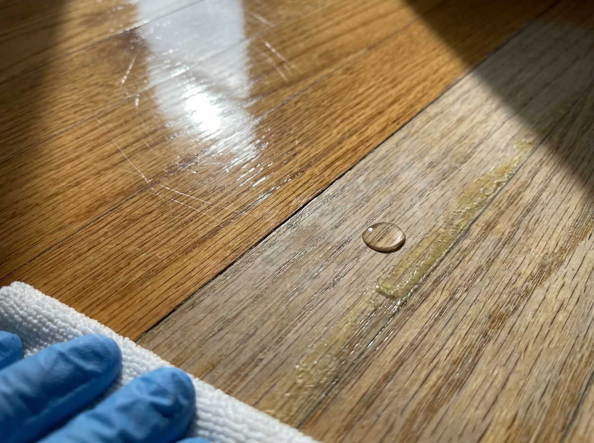 Should a Commercial Hardwood Floor Be Waxed? Identify the Finish First - Footer Image