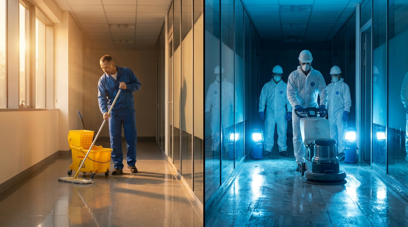 Janitorial Services vs Commercial Cleaning: Key Differences