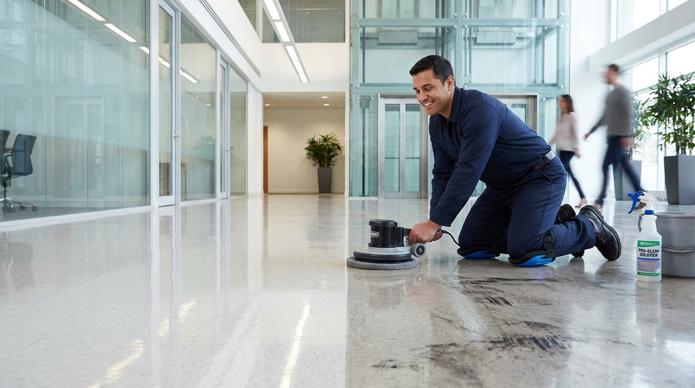How to Remove Black Scuff Marks From Commercial Floors Permanently