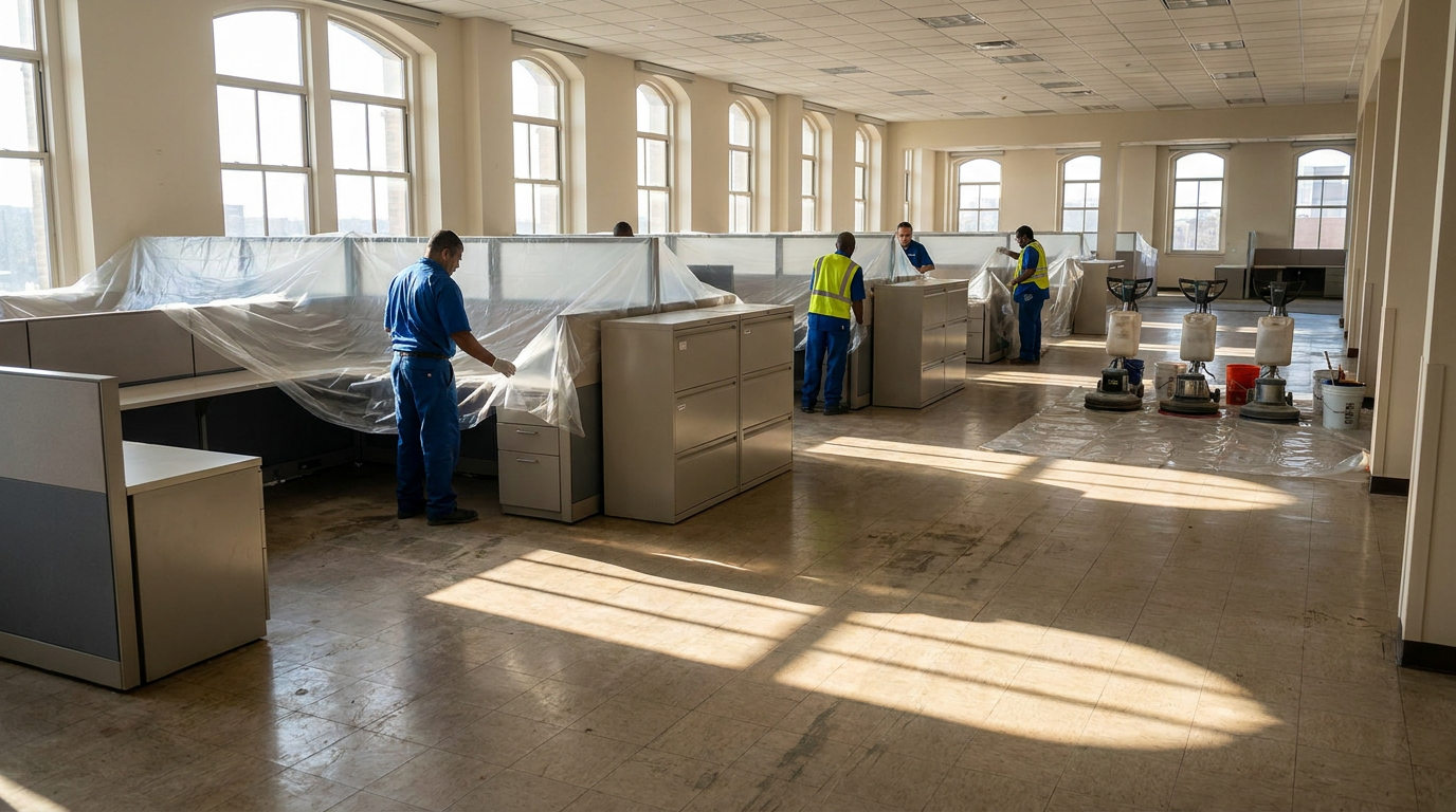 How to Prepare a Commercial Building for Floor Stripping