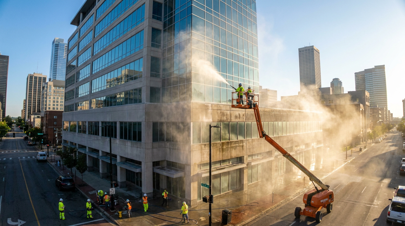 Commercial Building Pressure Washing: Frequency and Cost Guide 2026