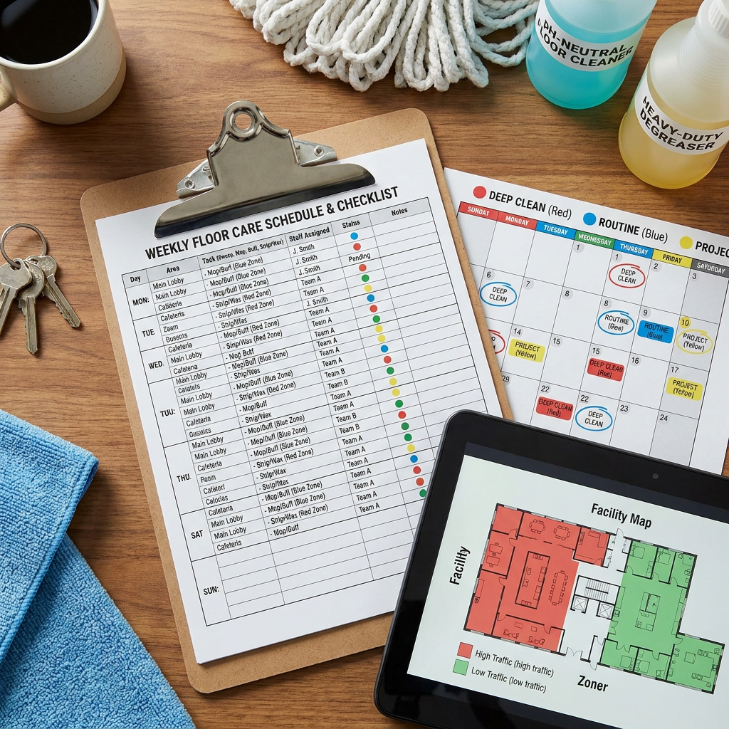Commercial Floor Maintenance Scheduling: Complete Frequency Guide - Content Image