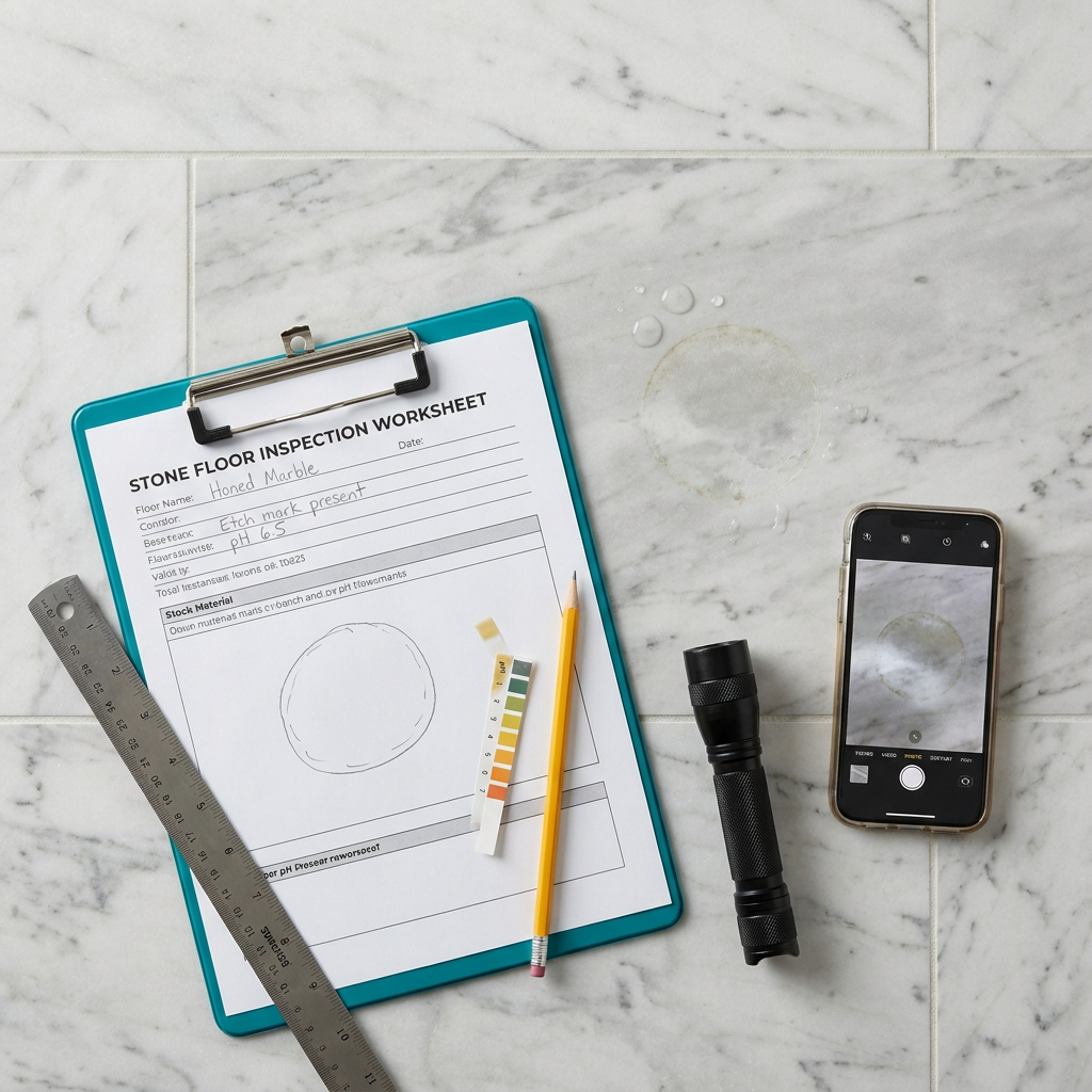 Stain or Etch? A Commercial Marble Floor Mark Worksheet - Content Image
