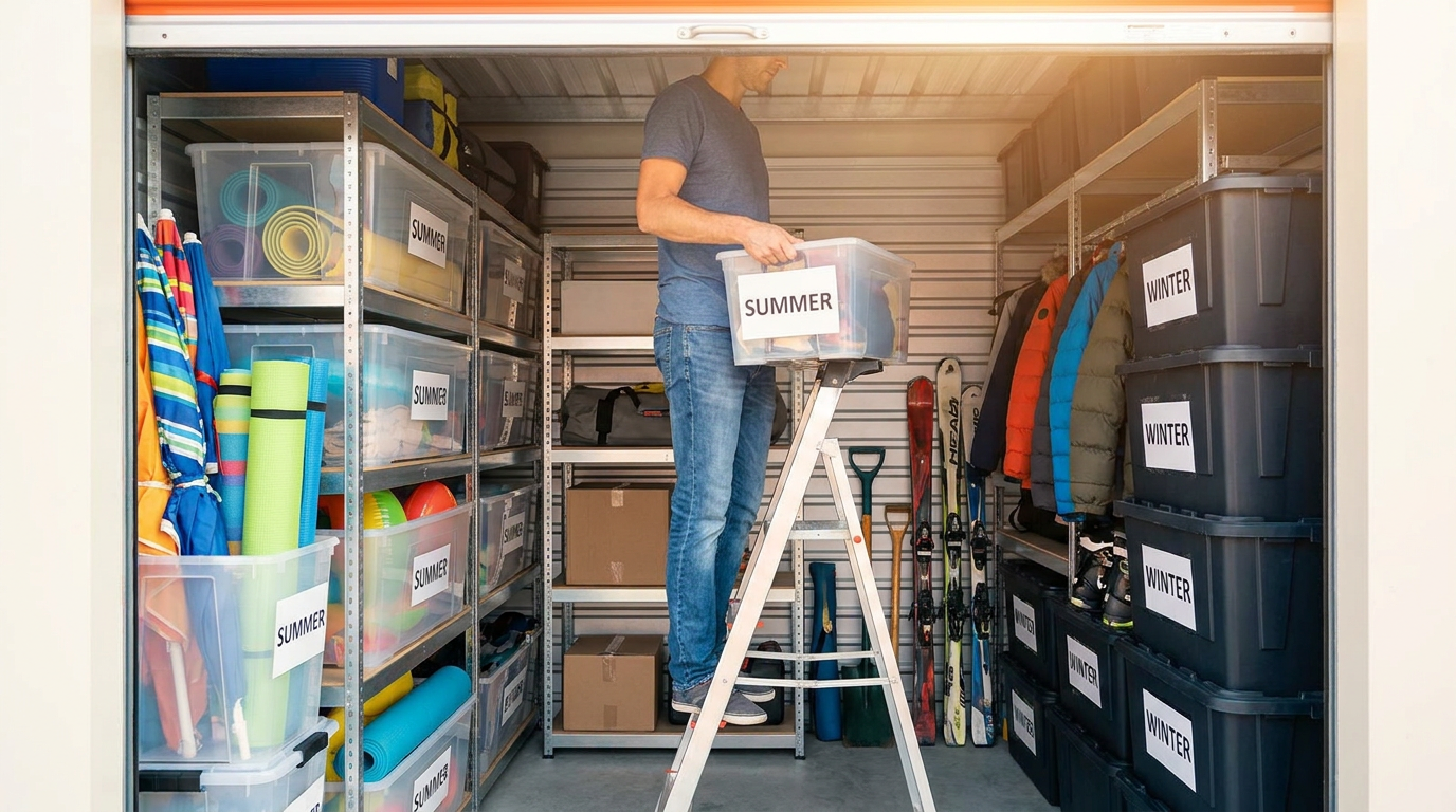 Self Storage for Seasonal Items: Summer and Winter Storage Tips - Header Image