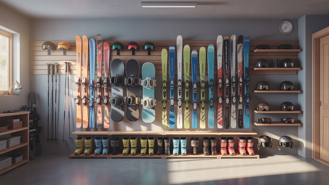 How to Store Ski Equipment and Winter Sports Gear Safely