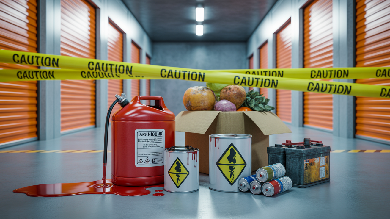 What Items Should Never Be Kept in a Storage Unit: Complete Safety Guide