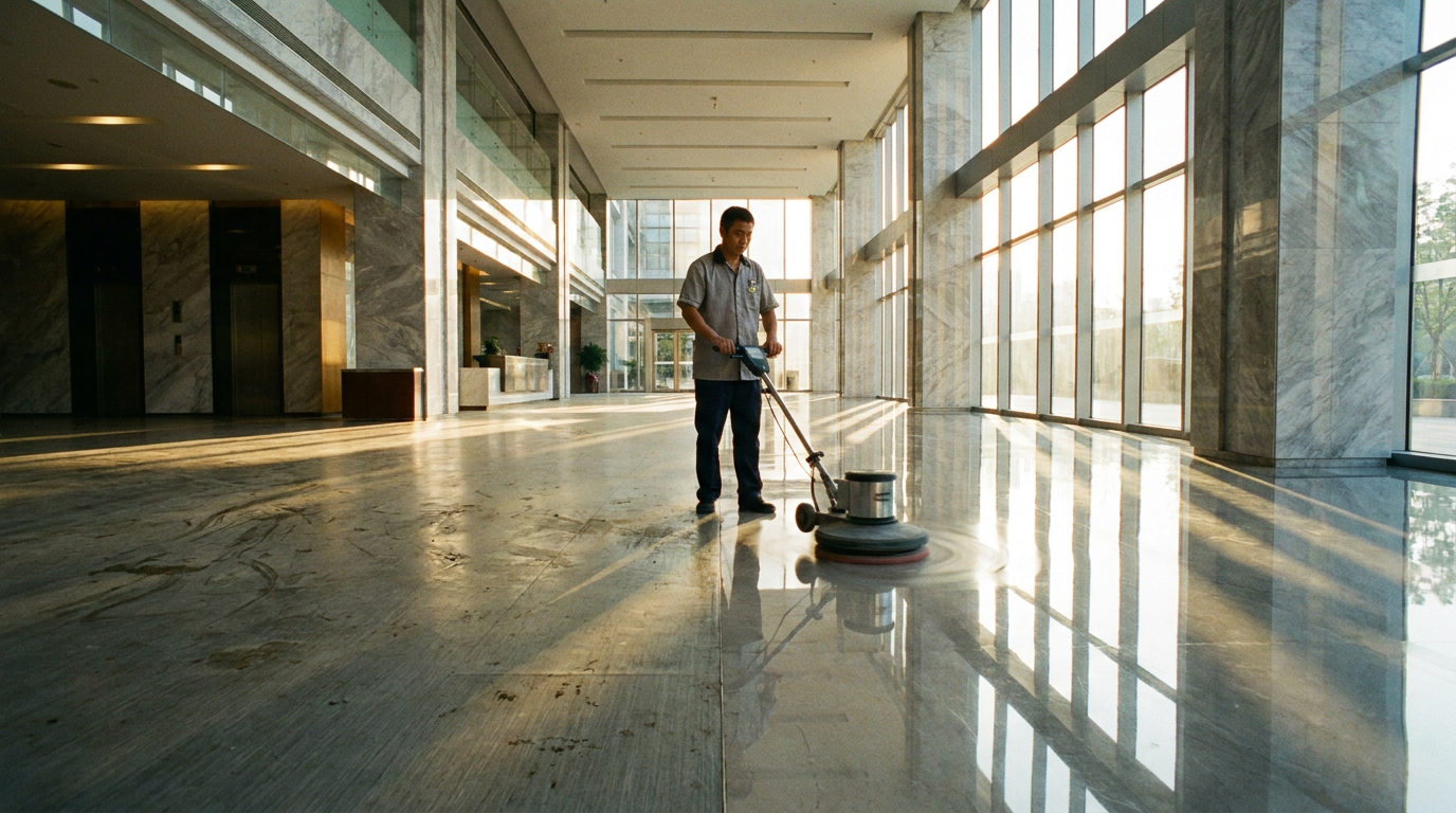How to Restore Shine to Dull Commercial Floors Without Stripping